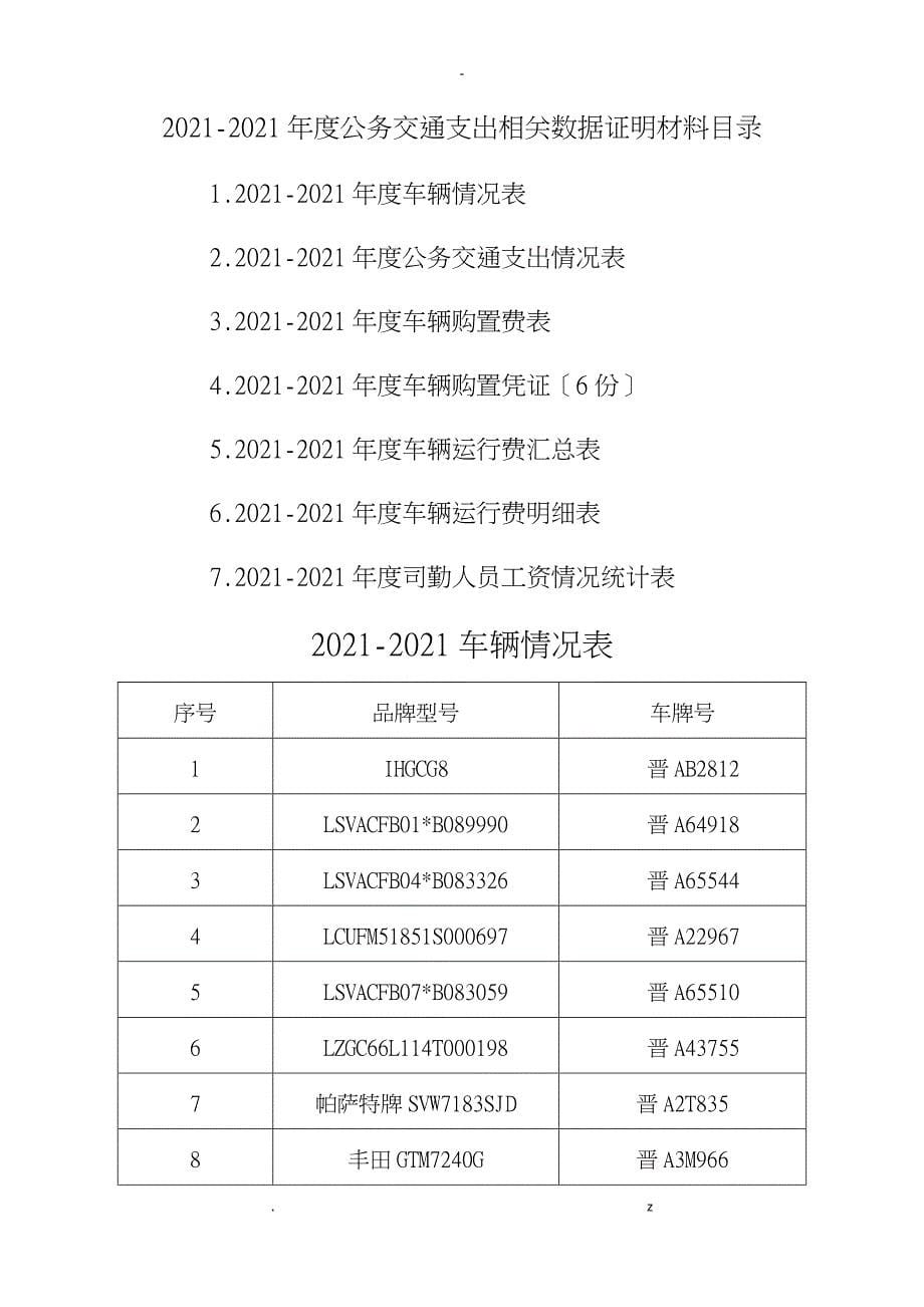 山西金融职业学院公务用车制度改革_第5页