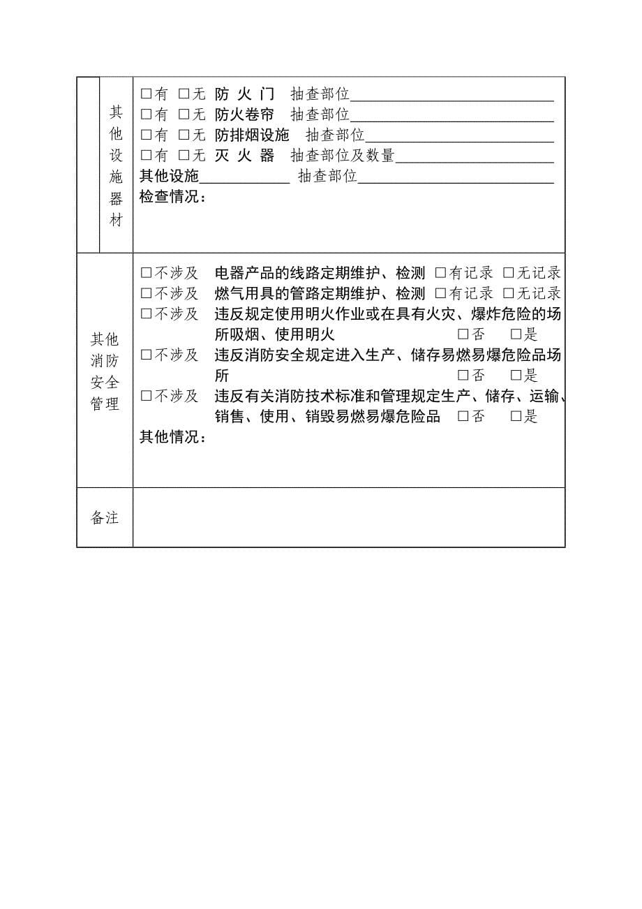 消防监督检查记录_第5页