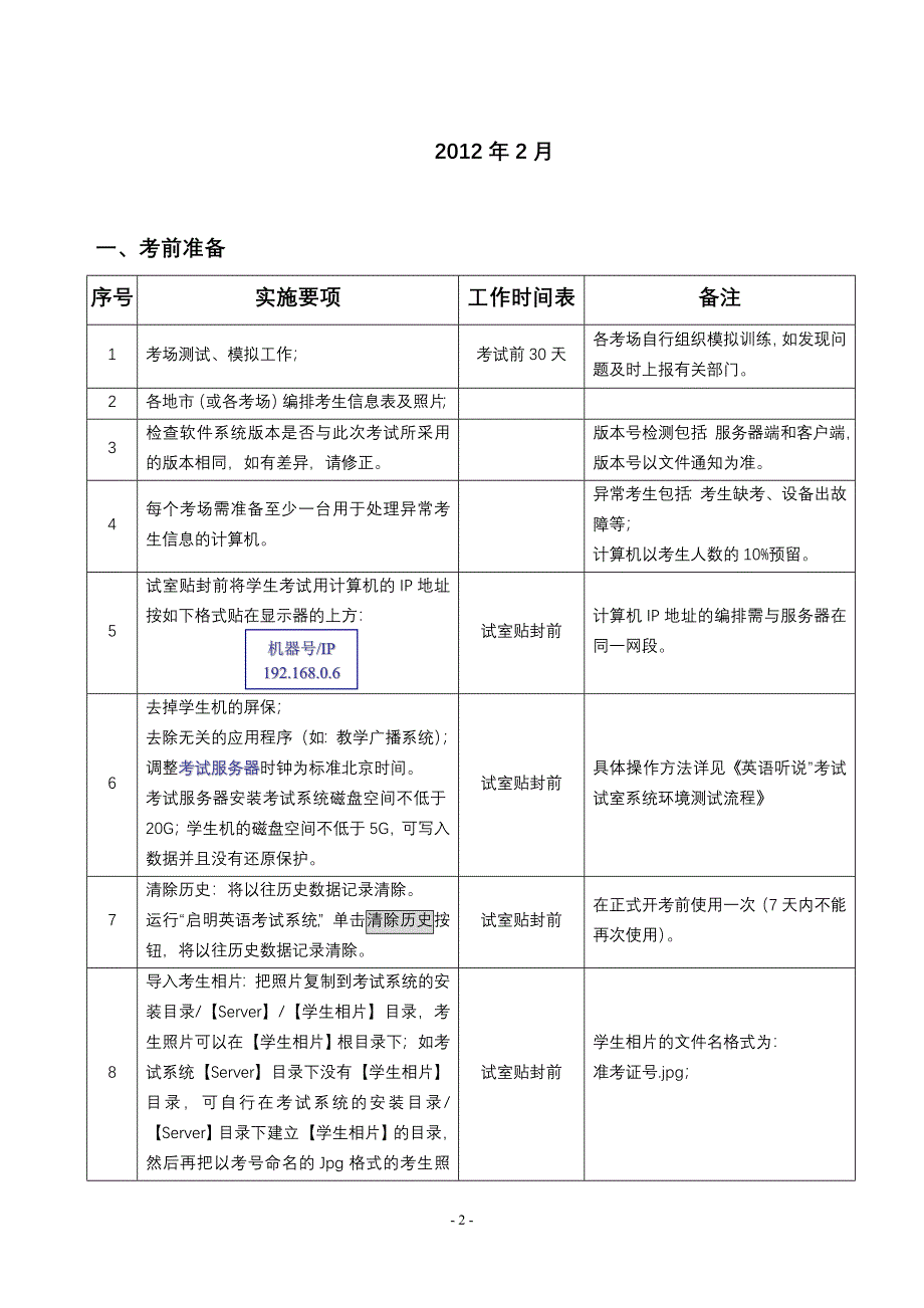 2012年广东省普通高考英语听说考试系统管理员手册_第2页