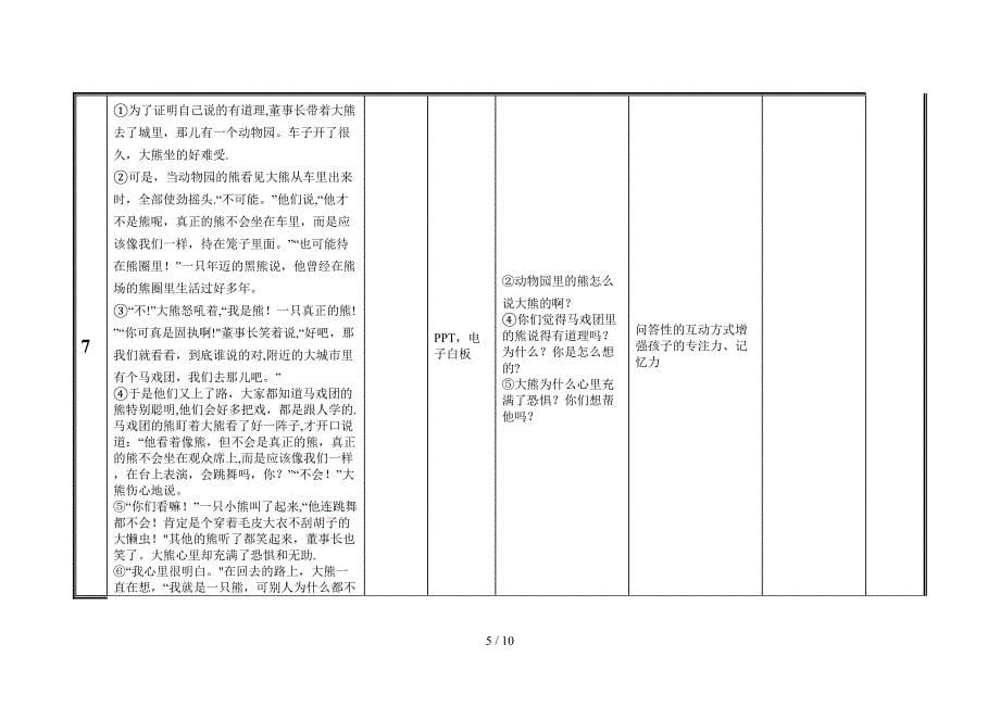 教案 《森林大熊》_第5页