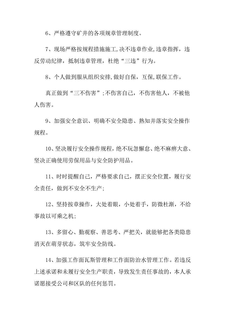 实用的安全保证书四篇_第2页