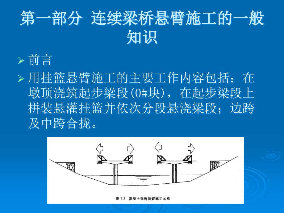 预应力混凝土连续梁桥悬臂浇筑施工介绍PPT_第2页