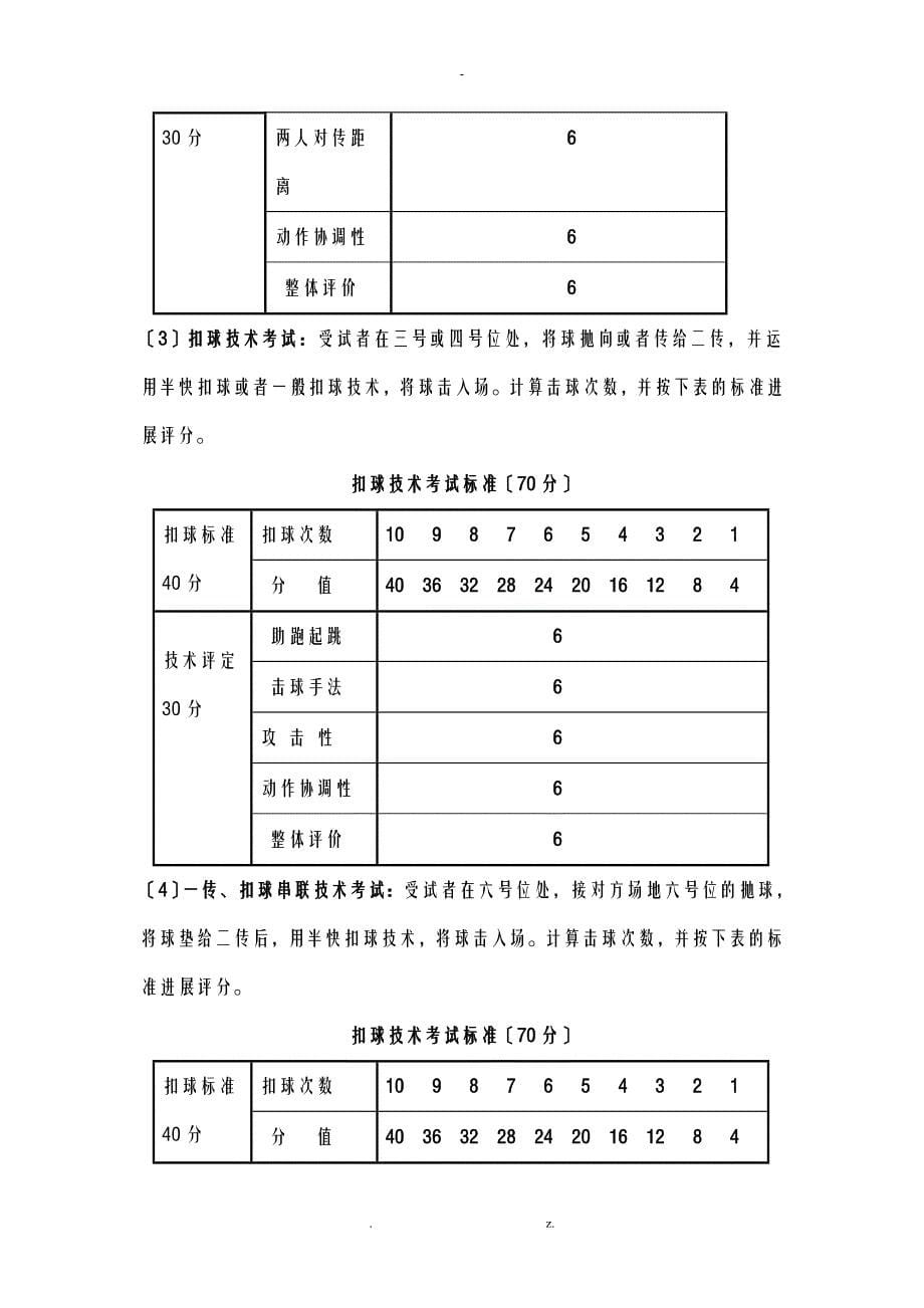 排球教学计划及进度_第5页