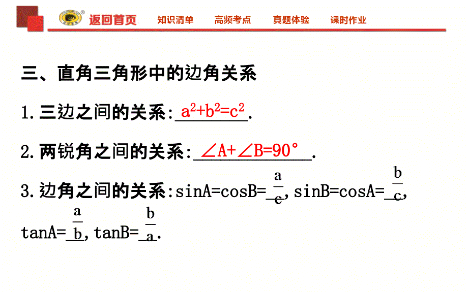 中考专项复习锐角三角函数课件_第4页