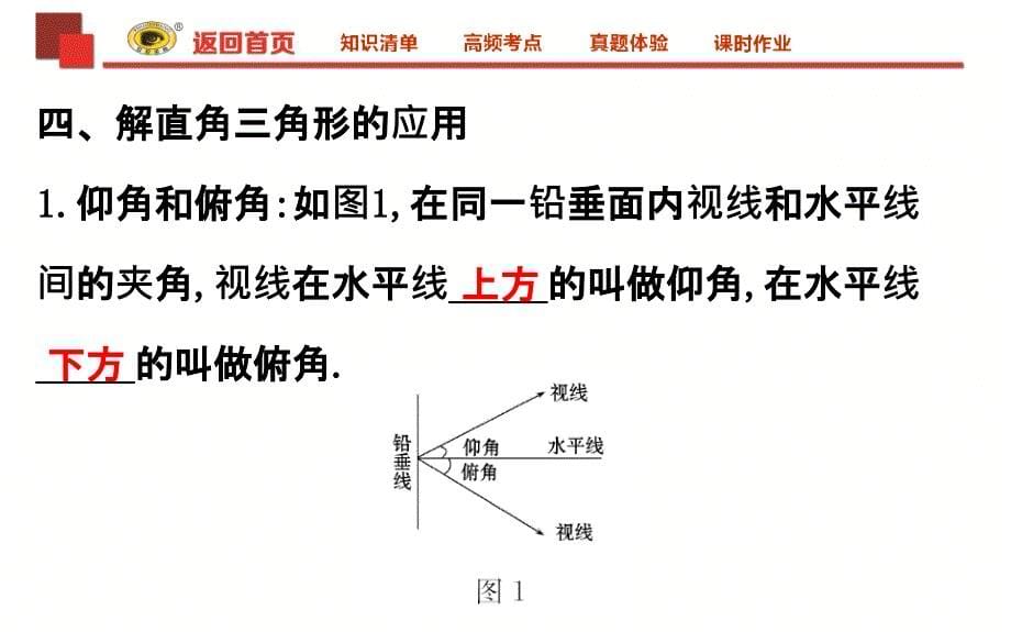 中考专项复习锐角三角函数课件_第5页