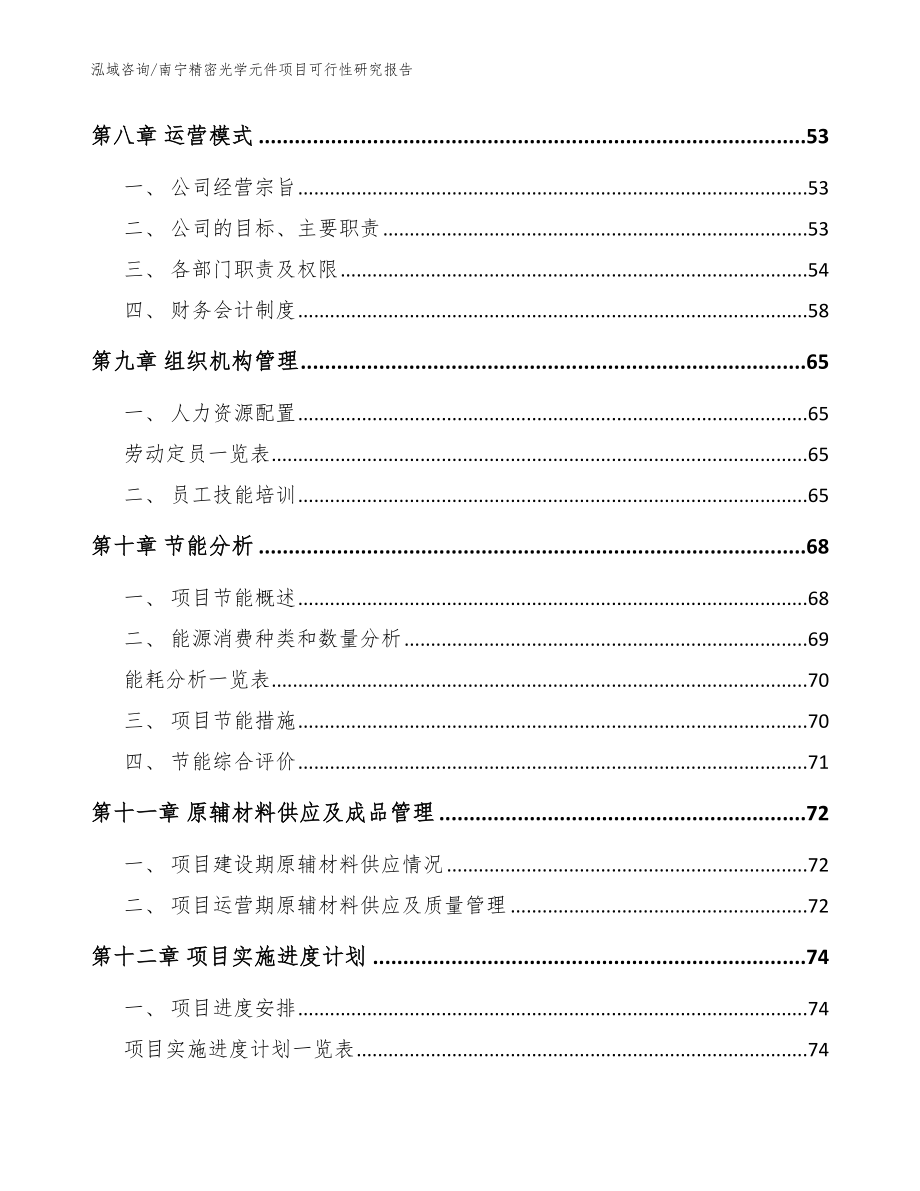 南宁精密光学元件项目可行性研究报告模板范文_第4页