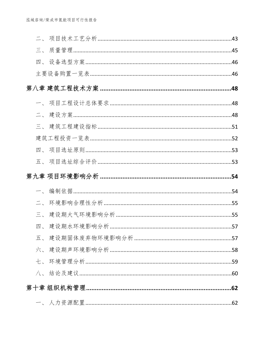 荣成市氢能项目可行性报告模板_第4页