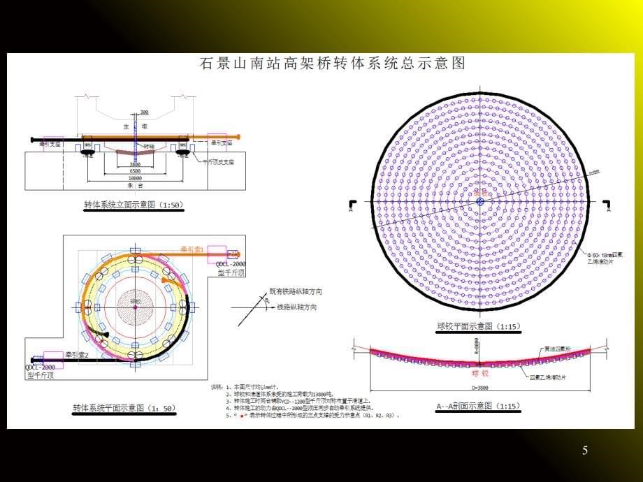 北京五环路石景山斜拉桥转体施工方案幻灯片PPT精品文档_第5页