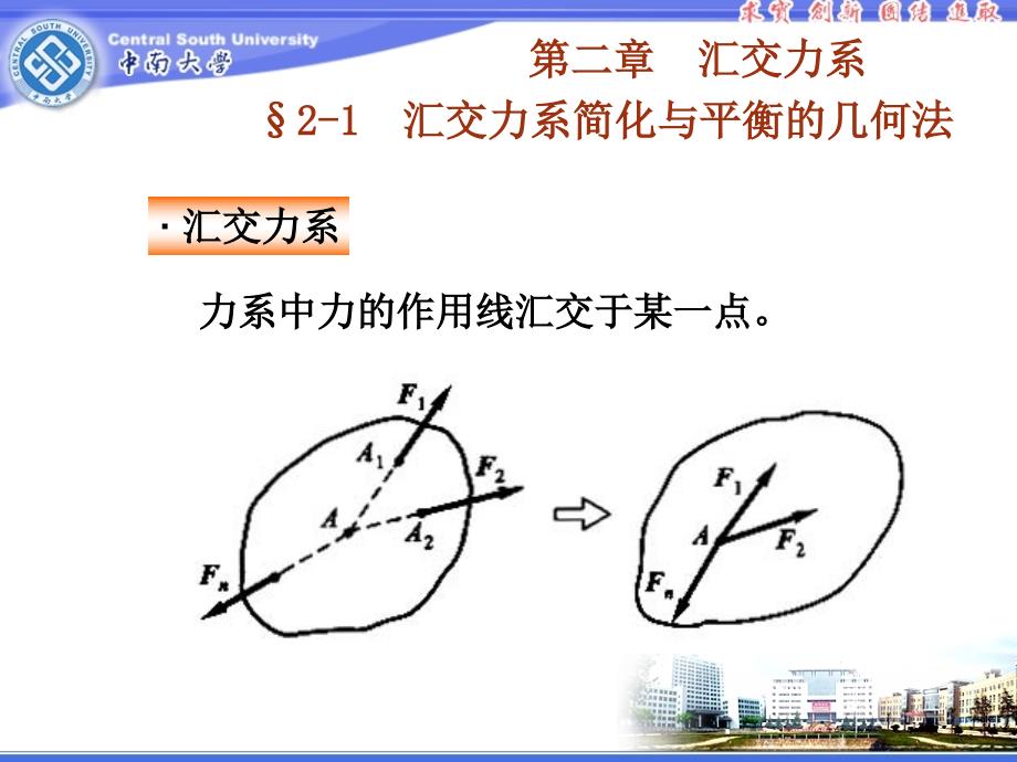 汇交力系简化与平衡的几何法教学PPT_第2页