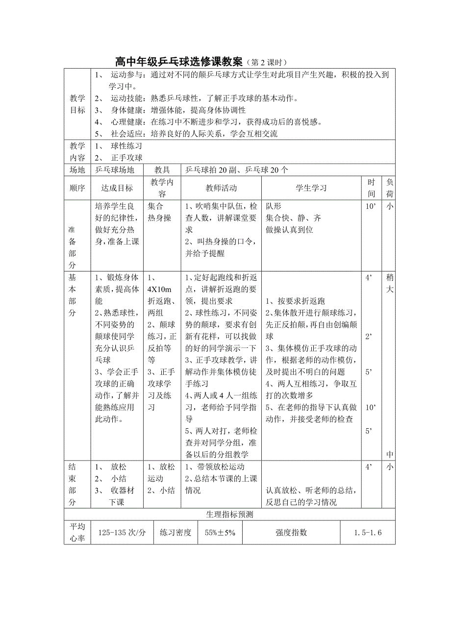 乒乓球教案 (2)_第3页