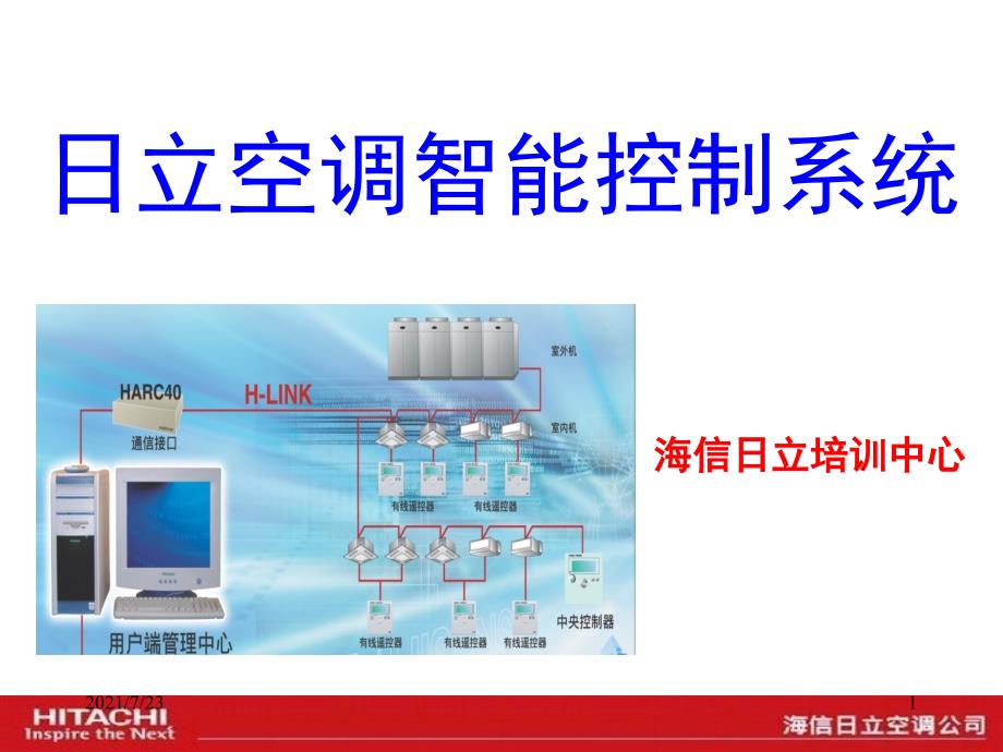 日立空调智能控制系统PPT课件_第1页