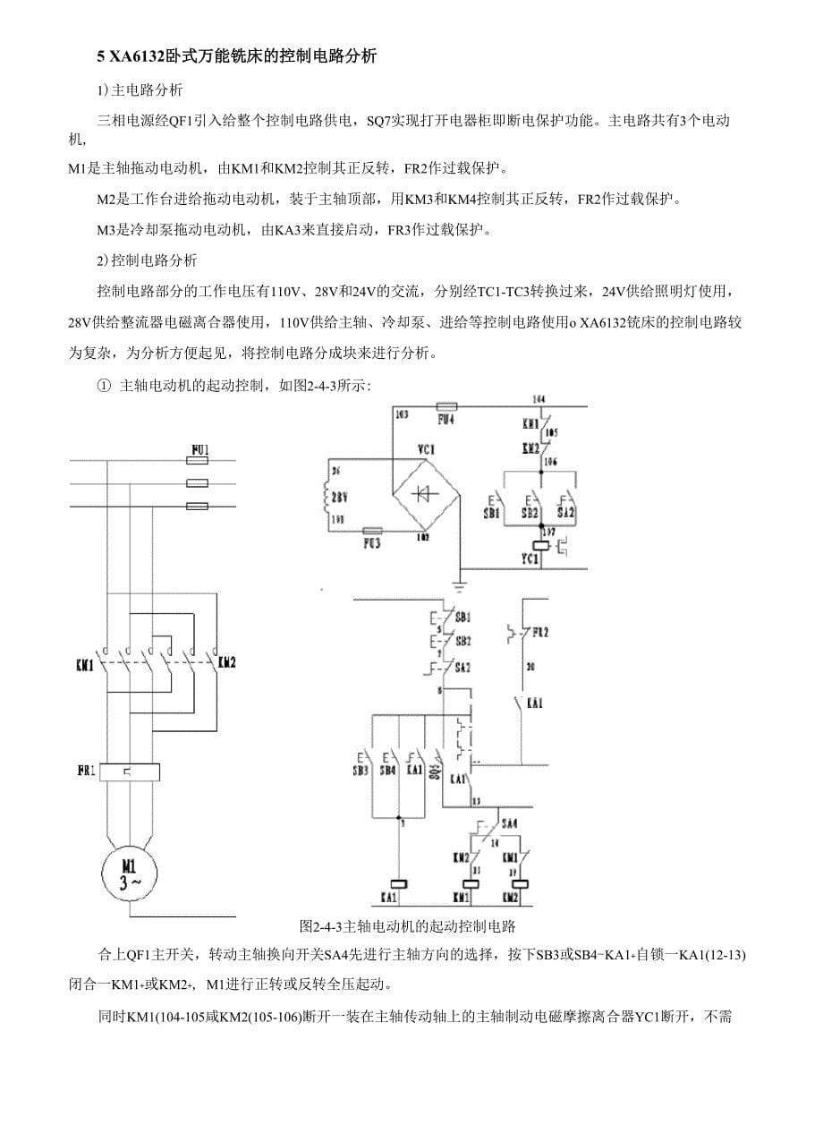 XA6132卧式万能铣床_第5页