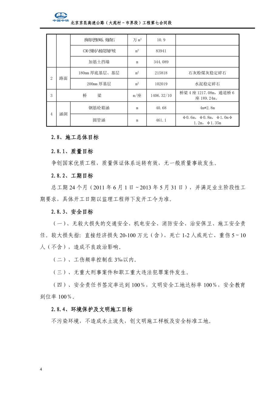 京石二通道第7合同段实施性施工组织设计_第4页