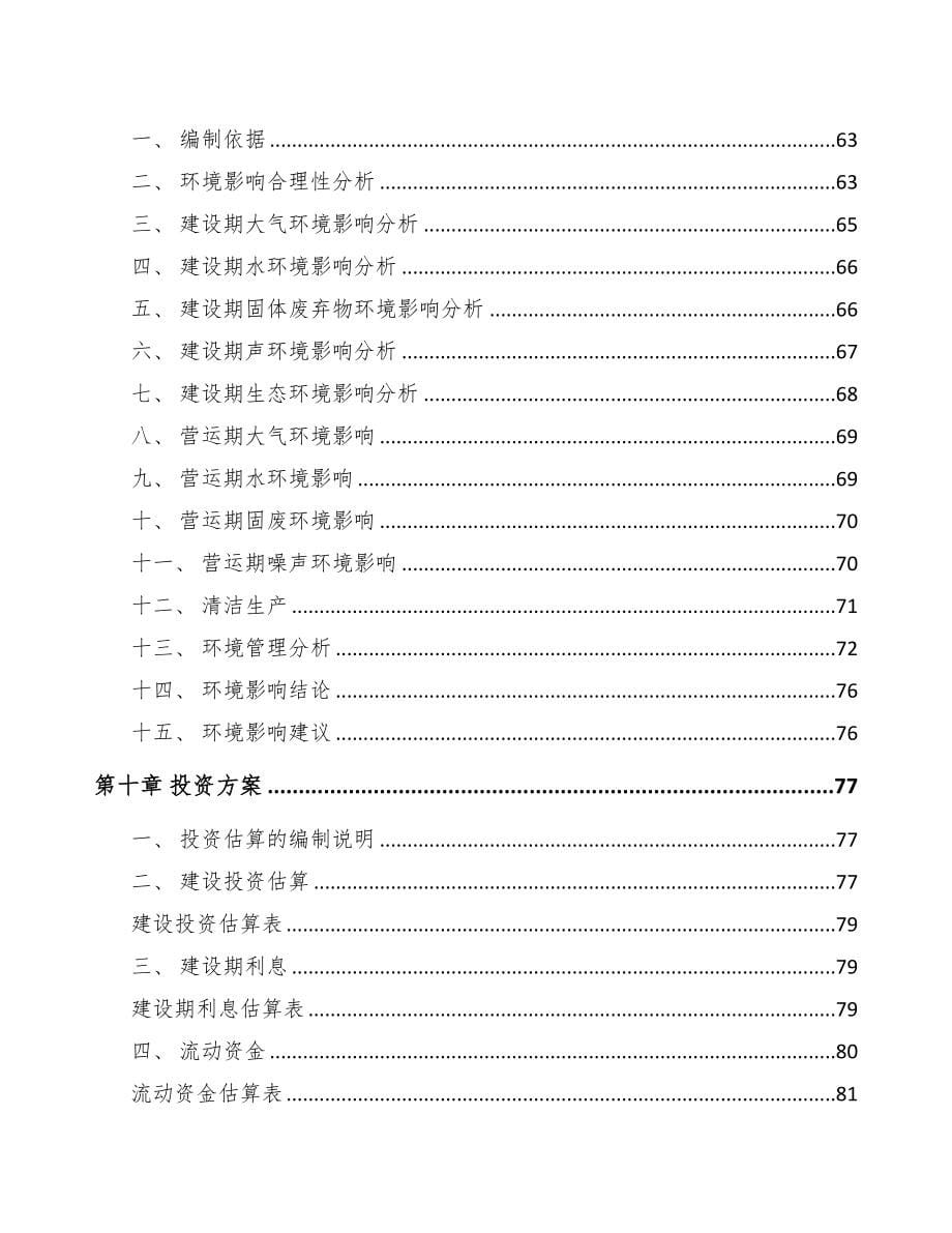 郑州关于成立刹车片公司可行性研究报告模板参考(DOC 74页)_第5页