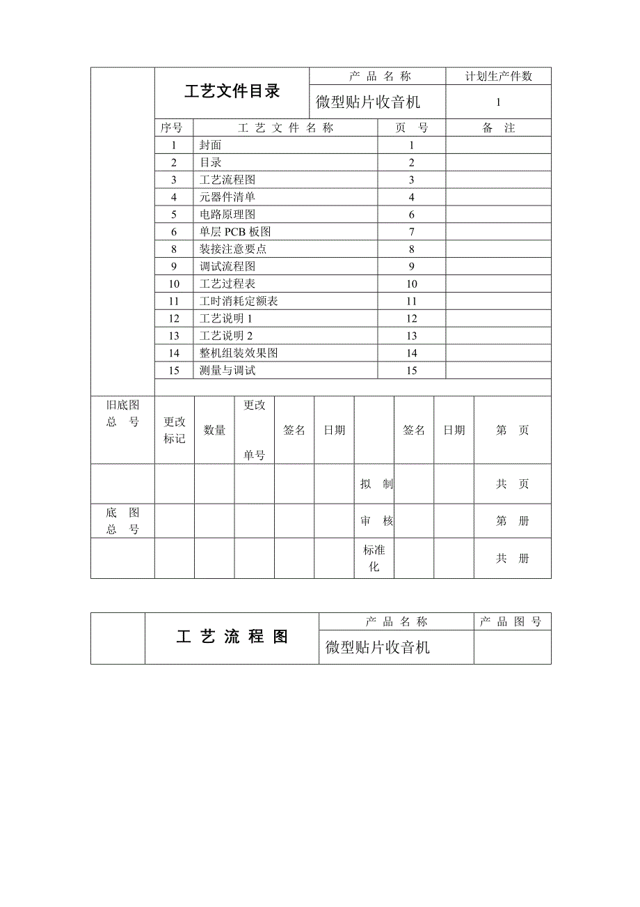 微型贴片收音机产品工艺文件_第2页