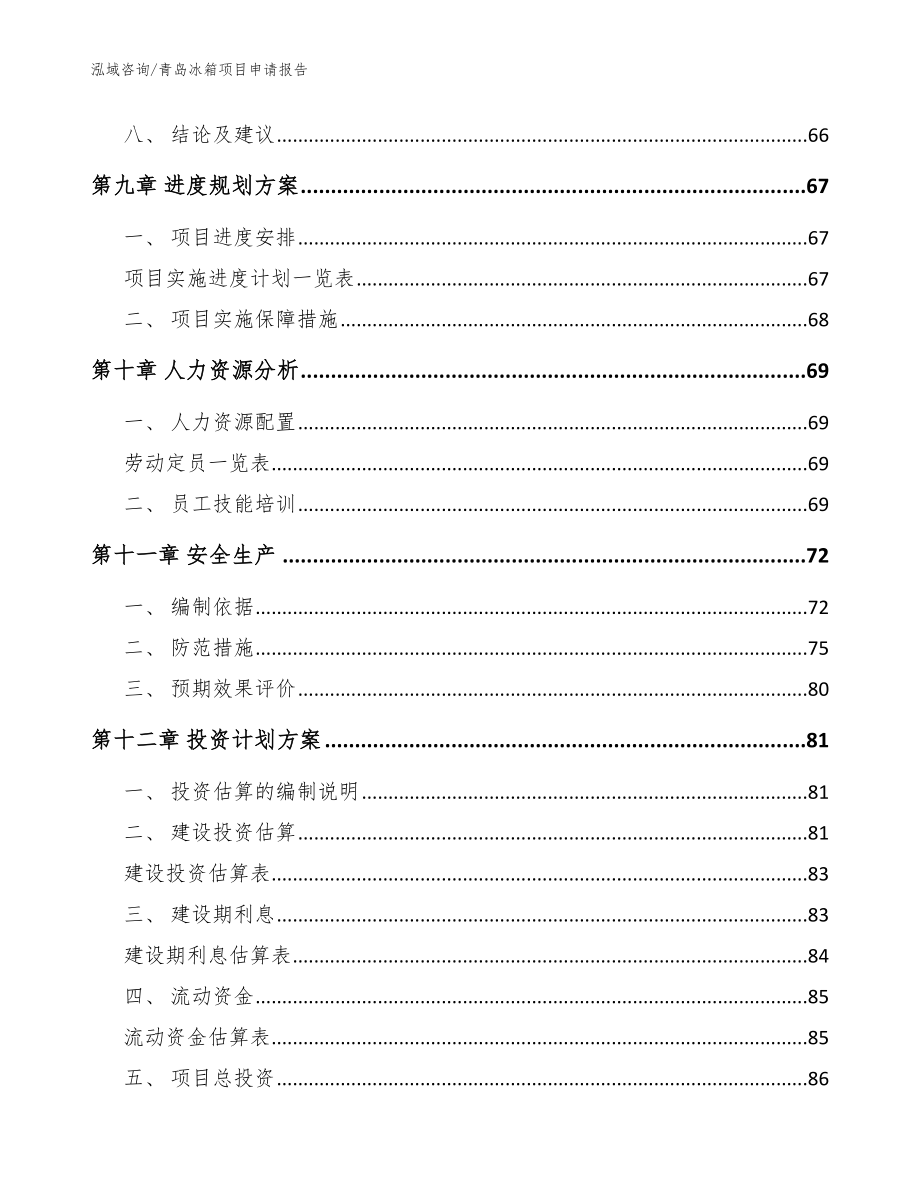 青岛冰箱项目申请报告（模板参考）_第4页