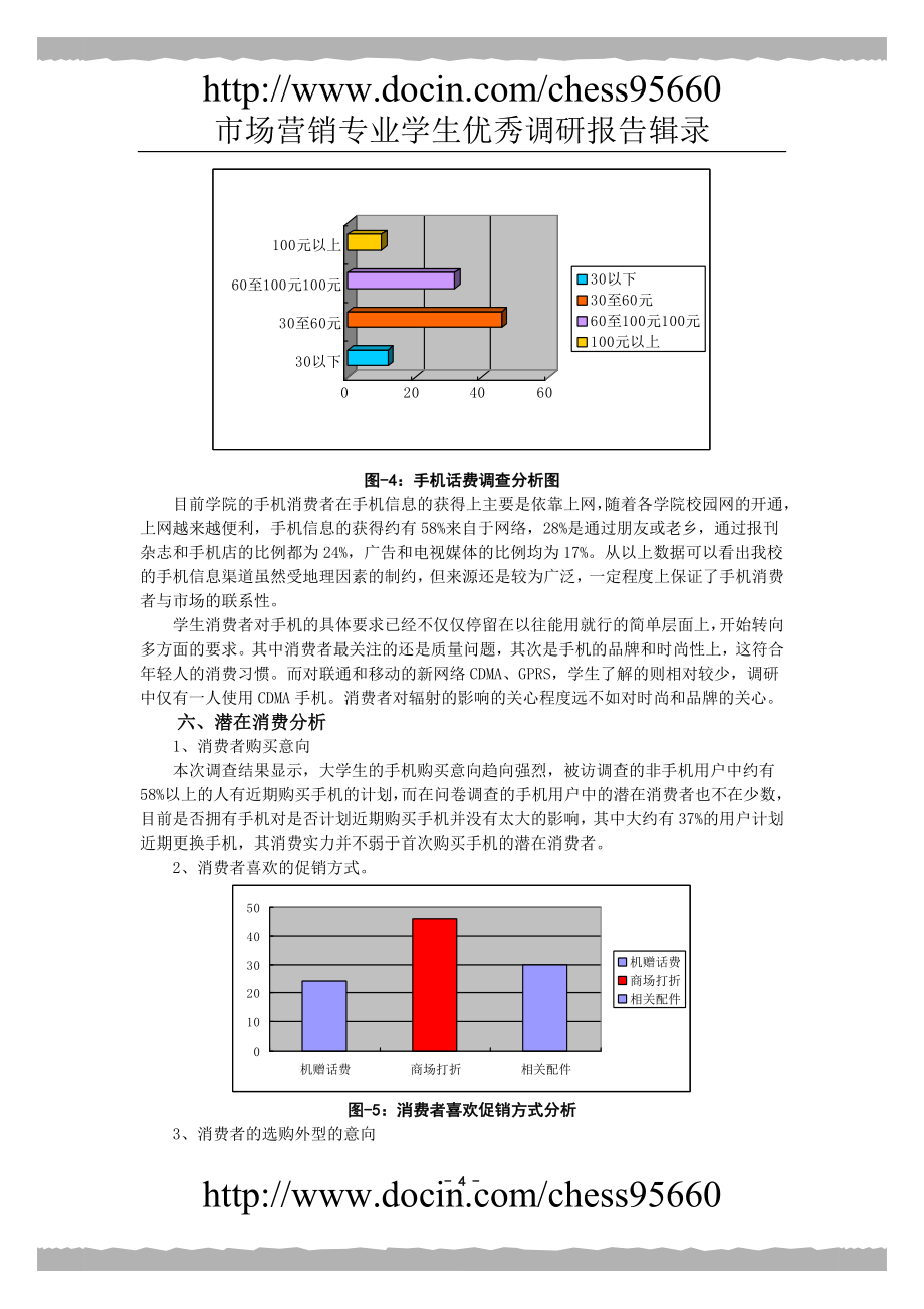 大学生手机调查分析报告(策划方案)1_第4页