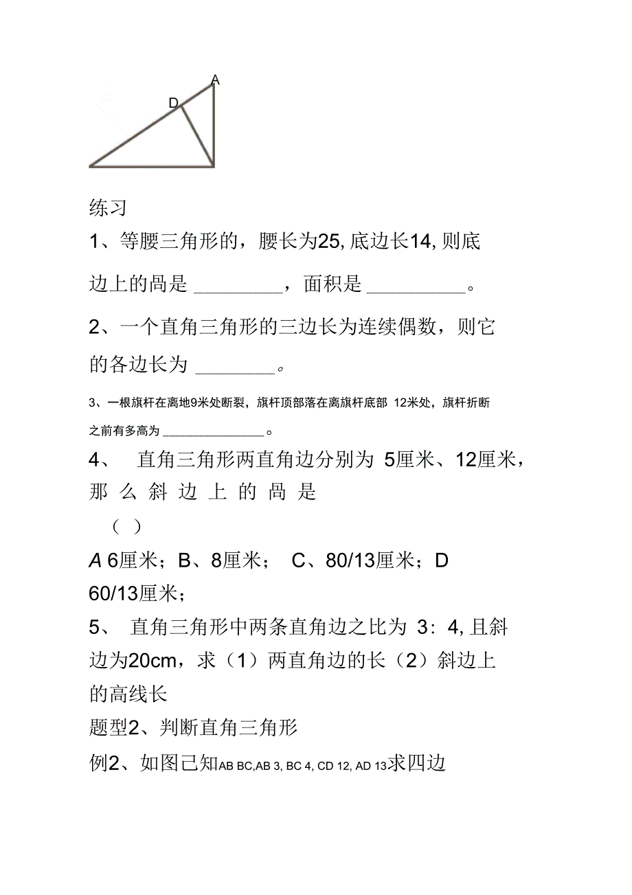 勾股定理复习_第2页