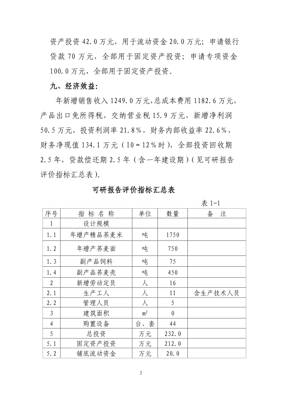 荞麦米、荞麦面生产线技术改造项目策划建议.doc_第2页