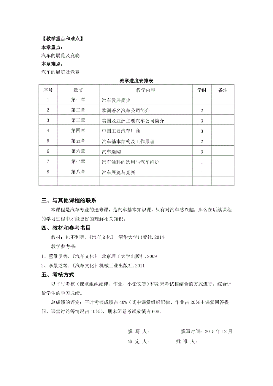 (完整版)《汽车文化》教学大纲.doc_第4页