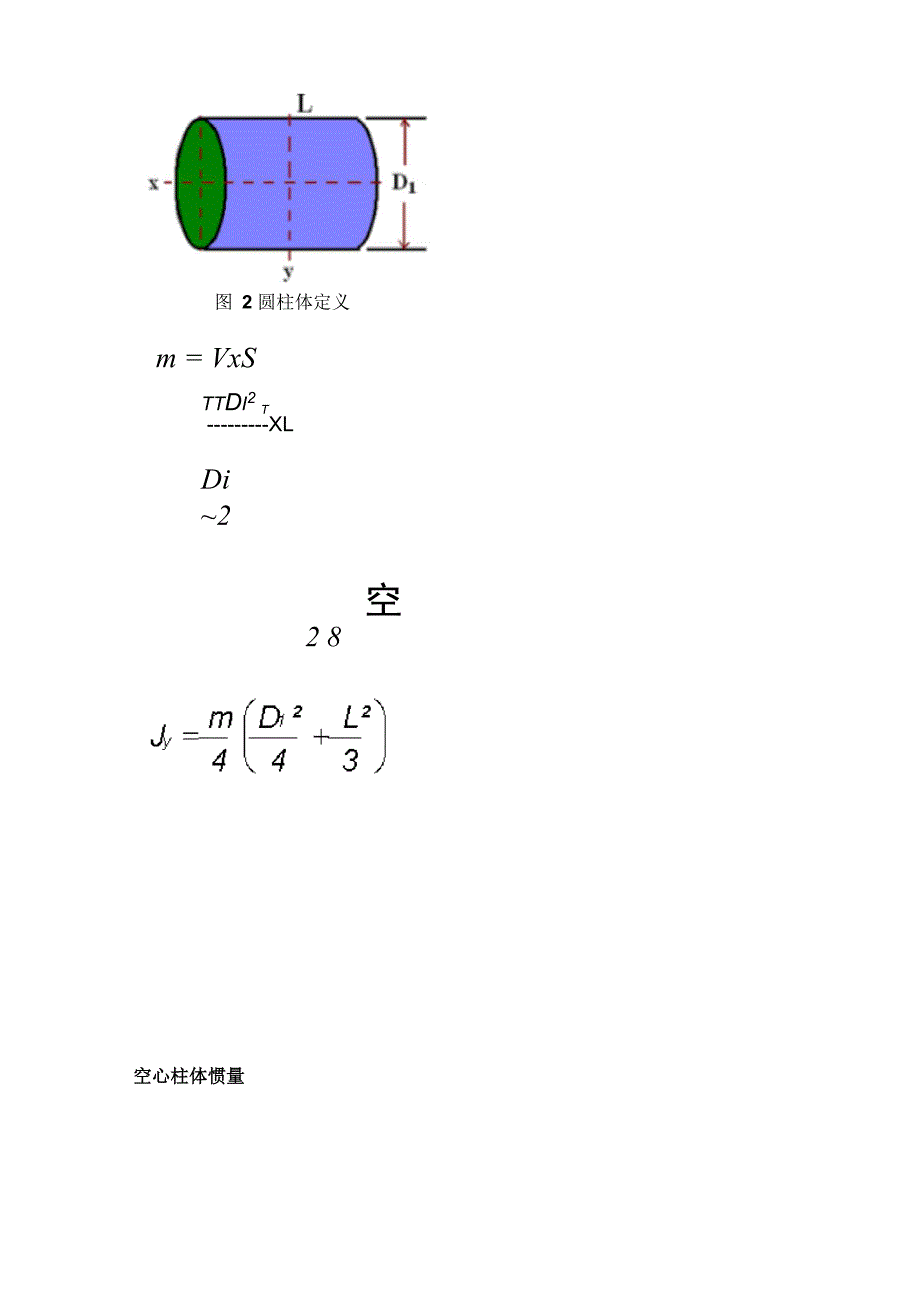 常用物体的转动惯量及扭矩的计算_第2页