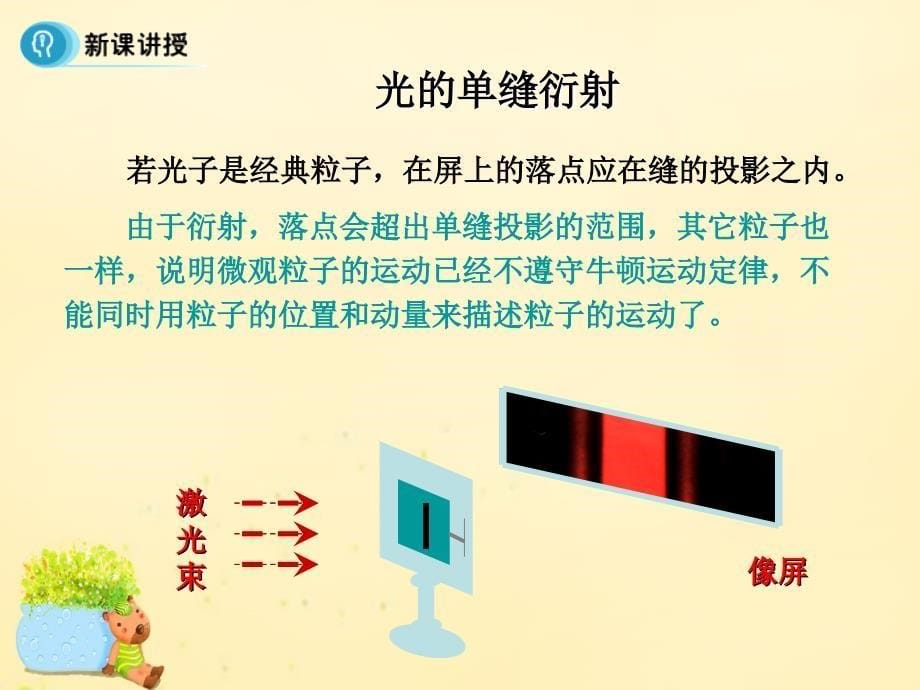 多彩课堂高中物理17.5不确定性关系课件新人教选修35_第5页