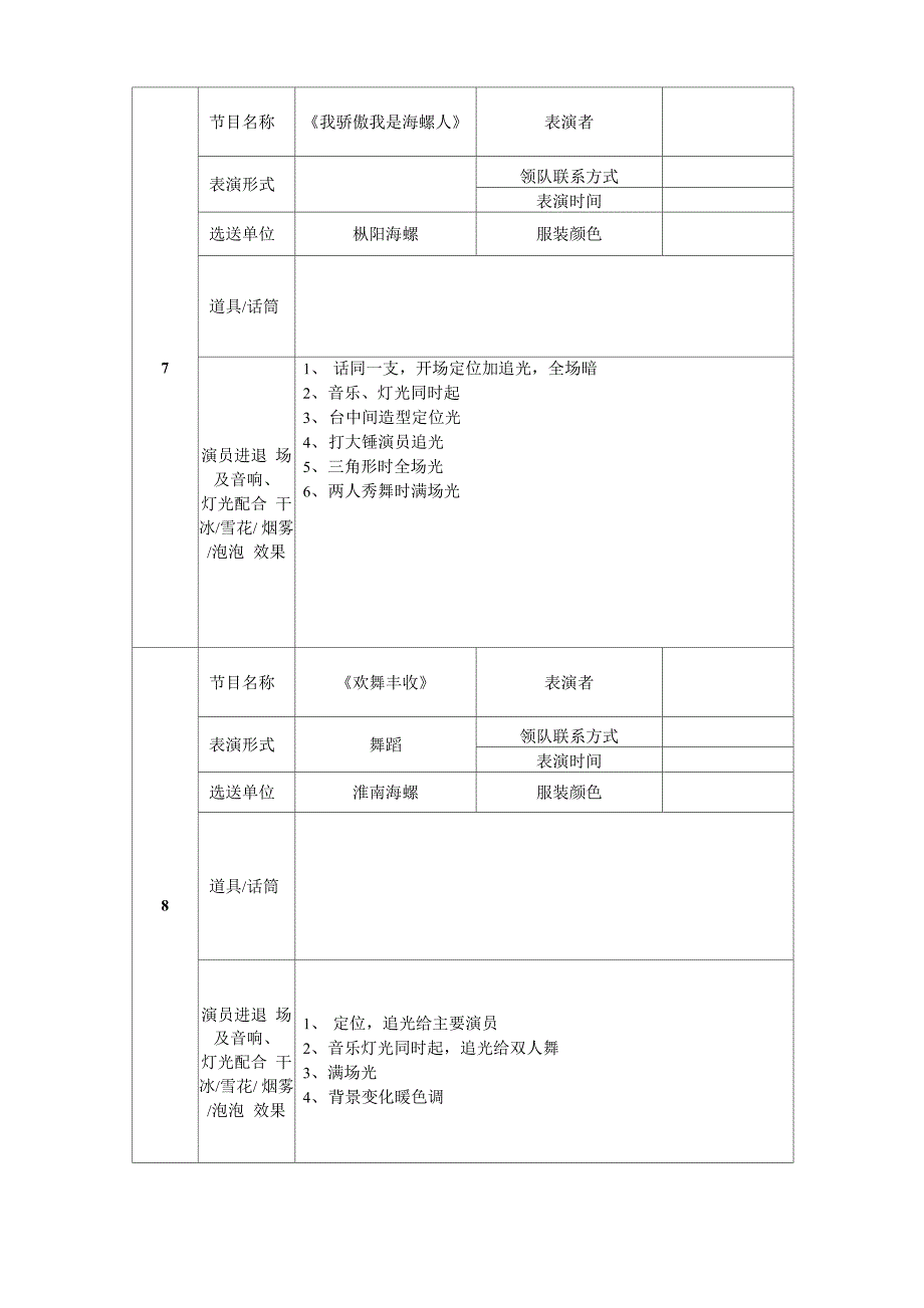 晚会演出脚本_第4页