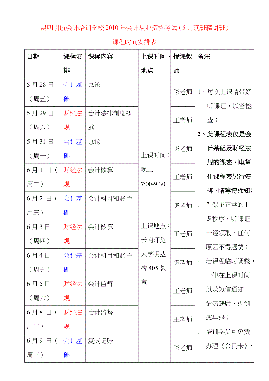 昆明引航会计培训学校XXXX年会计从业资格考试（5月晚班精讲_第1页