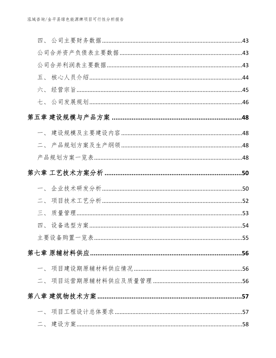 金平县绿色能源牌项目可行性分析报告（参考范文）_第4页