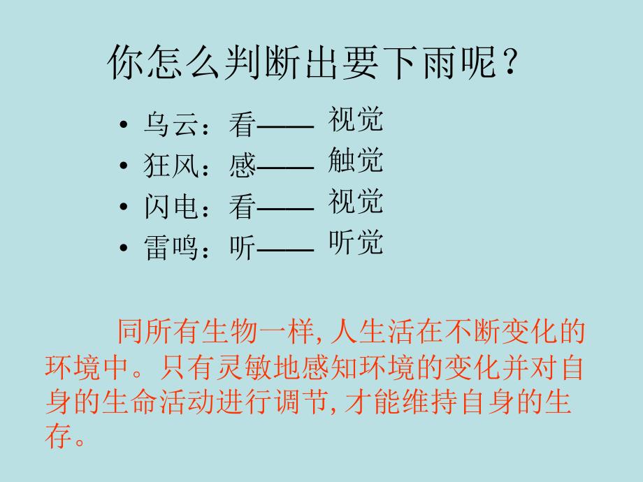 人体对外界环境的感知坛山中学于舰_第3页