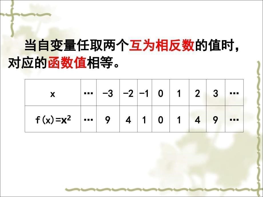 高一数学必修一函数的奇偶性课件.ppt_第5页