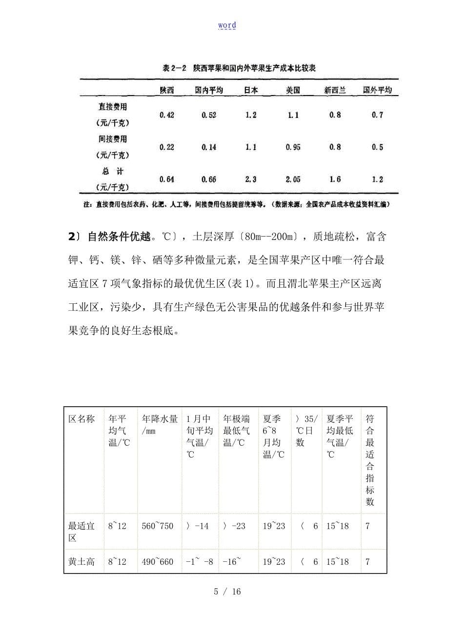 陕西苹果生产现状分析报告及营销策略_第5页