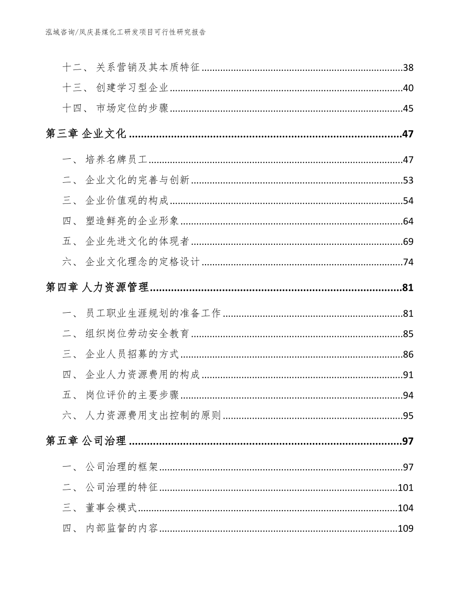 凤庆县煤化工研发项目可行性研究报告_模板范文_第3页