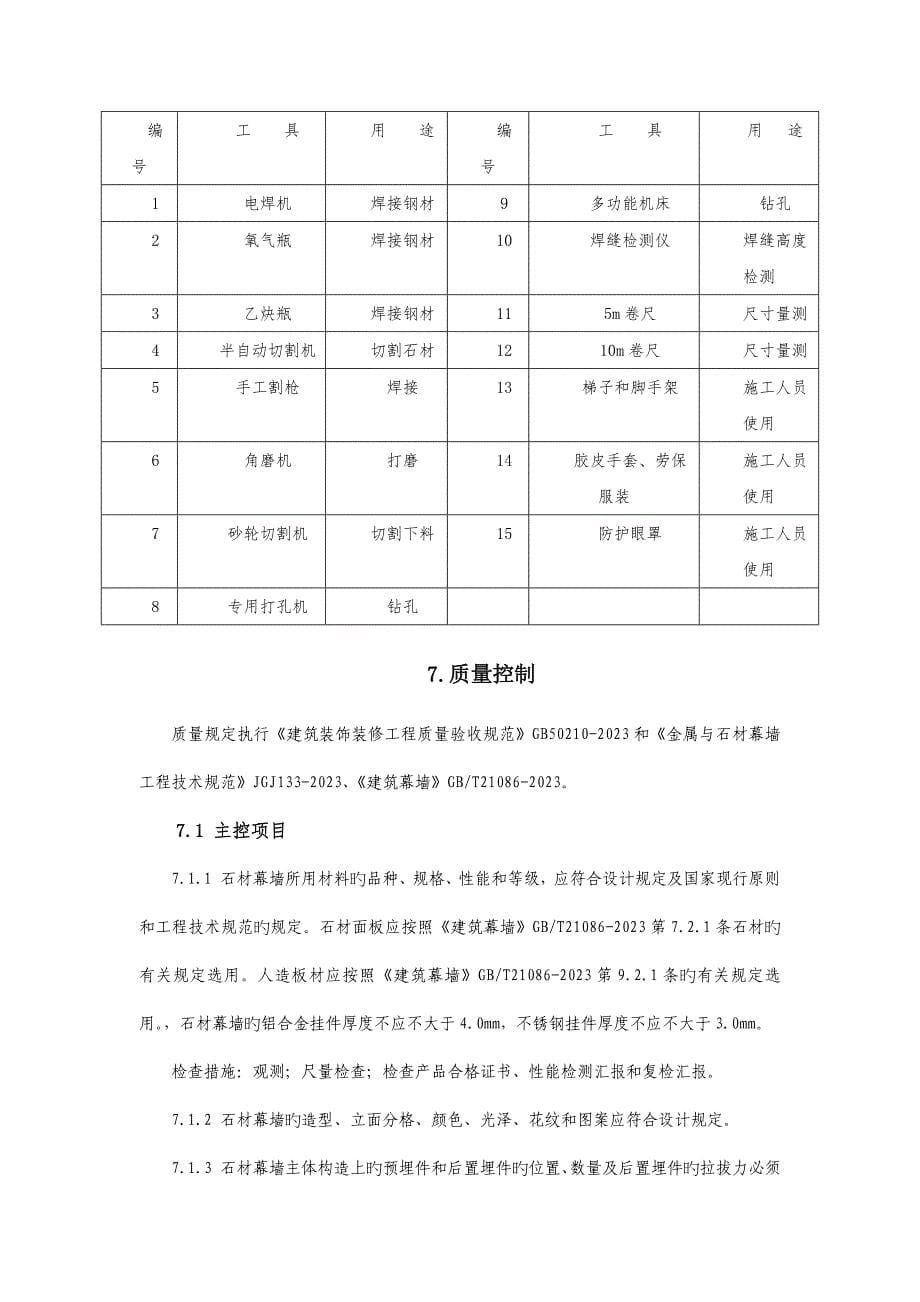 背栓式干挂石材幕墙施工工法.docx_第5页