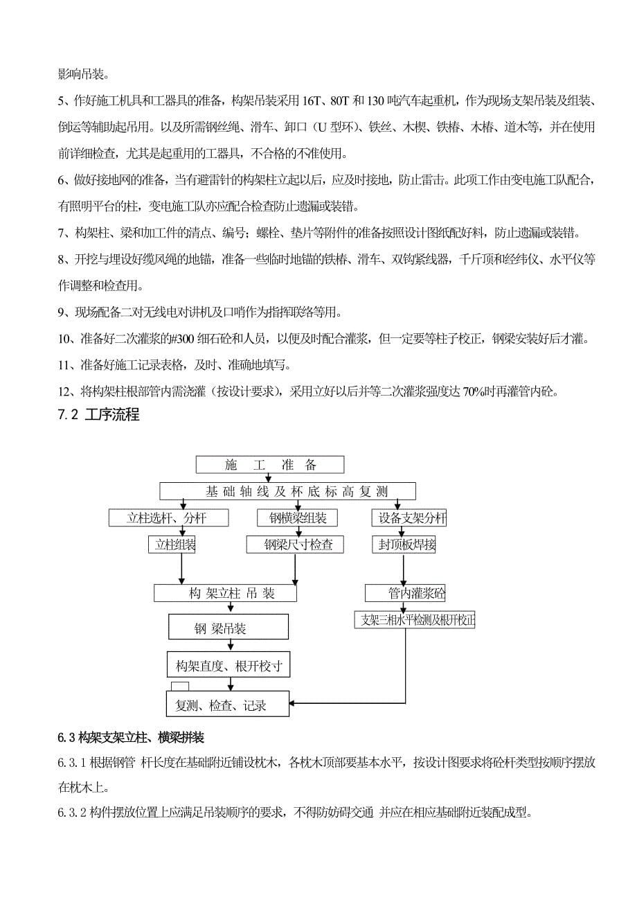 穗东换流站构架吊装方案_第5页