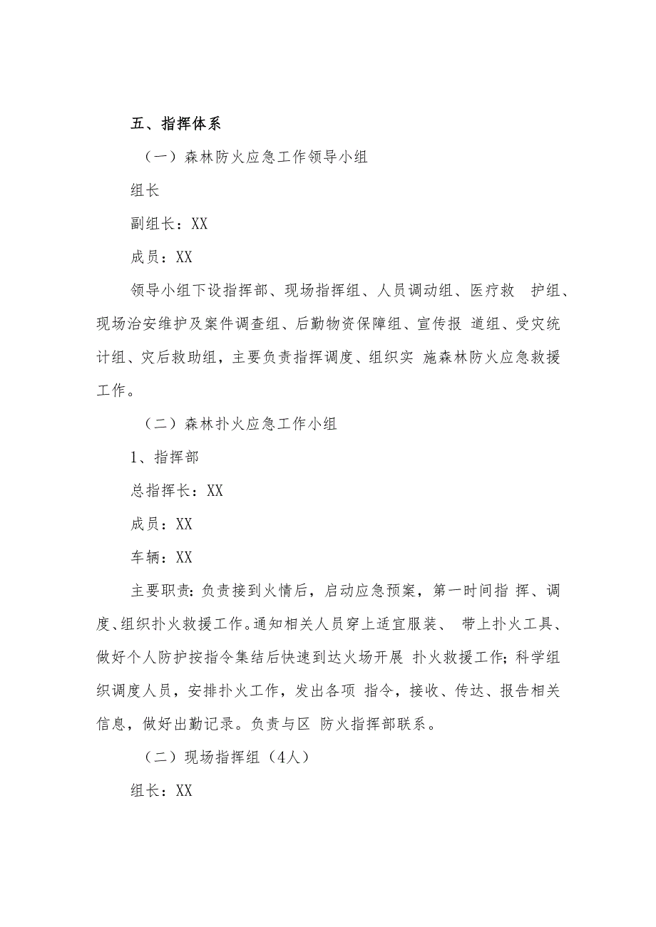 XX街道办事处2022年森林防火应急预案_第2页