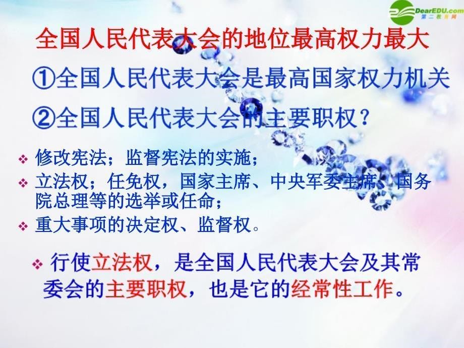 九年级政治 人民当家做主的法治国家课件 人教新课标版_第5页