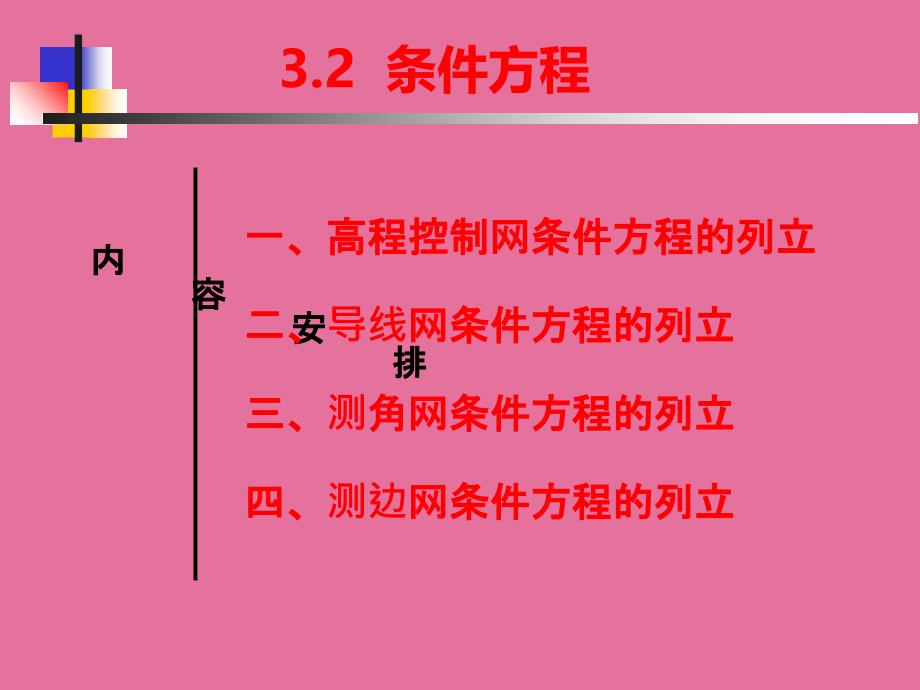 高程网条件平差ppt课件_第2页