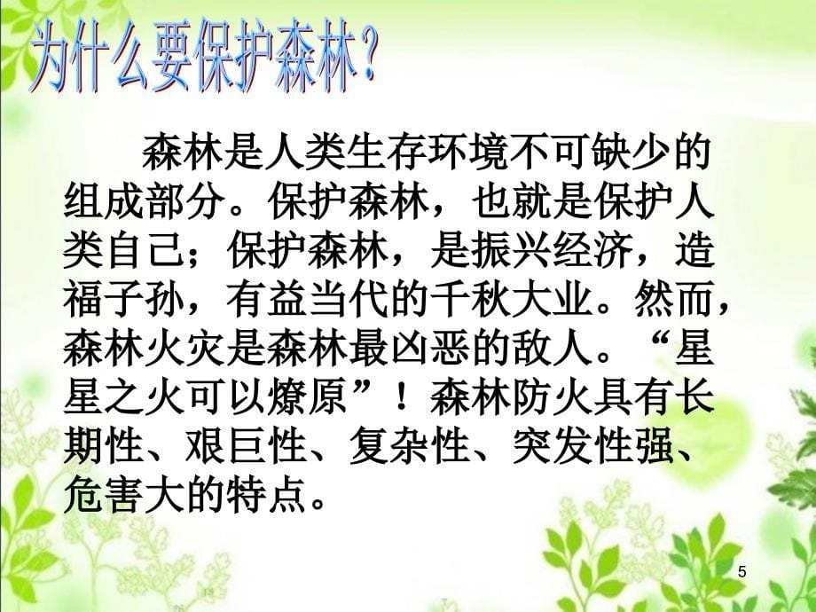 森林防火教育主题班会ppt课件.ppt_第5页