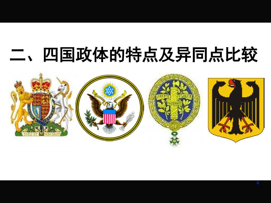 英美法德四国政体的确立过程及异同点比较_第4页