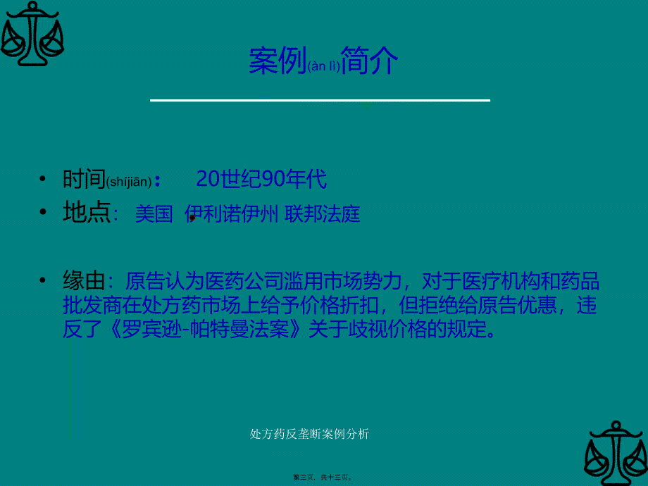 处方药反垄断案例分析课件_第3页