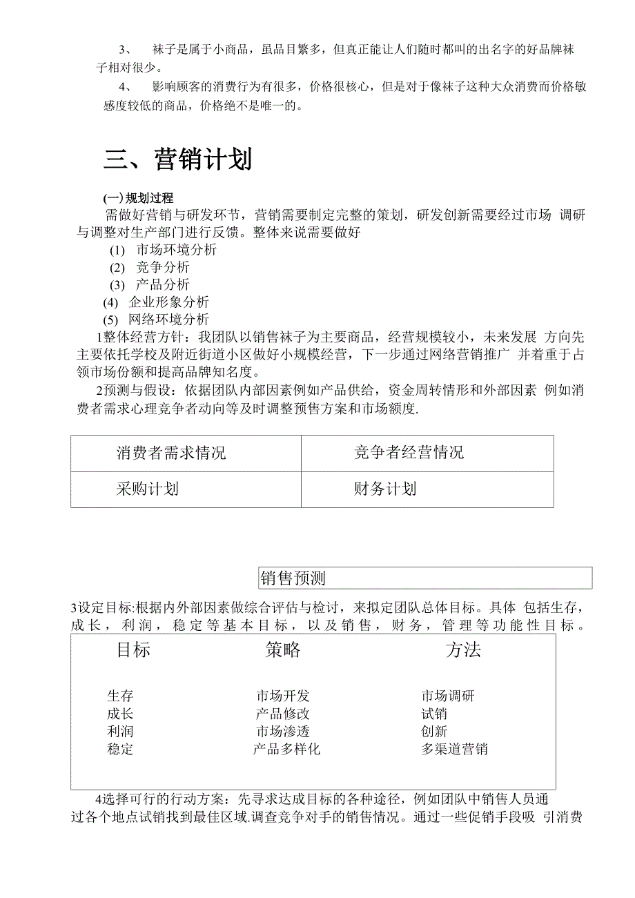 袜子营销营销策划书_第4页