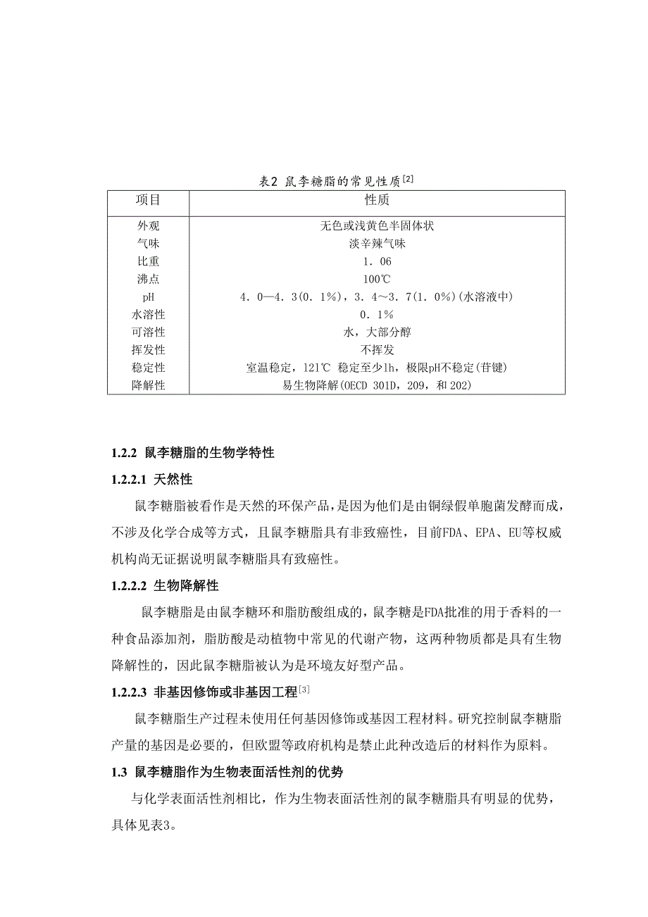 鼠李糖脂的表面化学和生物合成及其应用展望11.doc_第3页