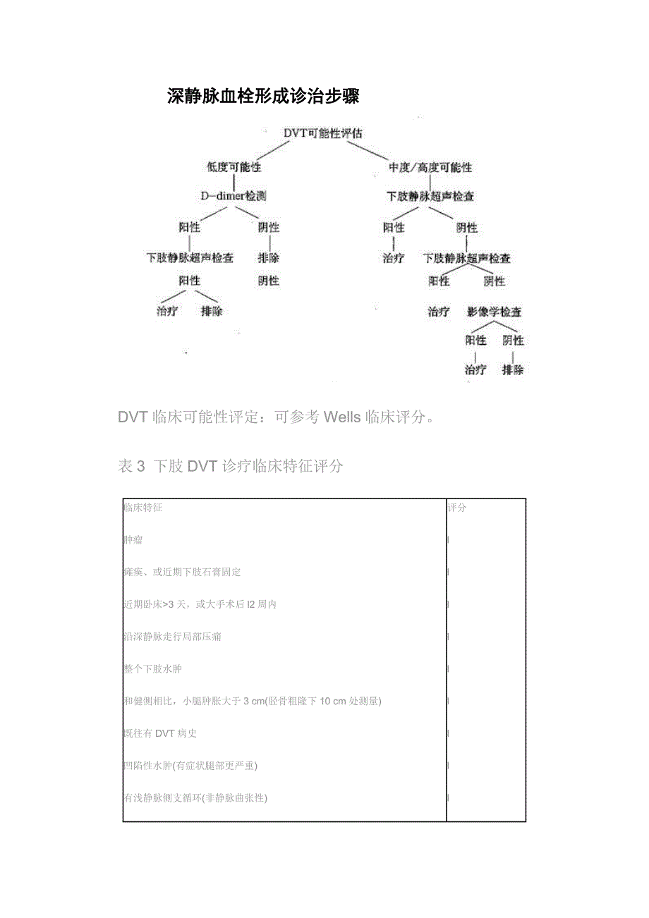 深静脉血栓形成的诊治作业流程.doc_第1页