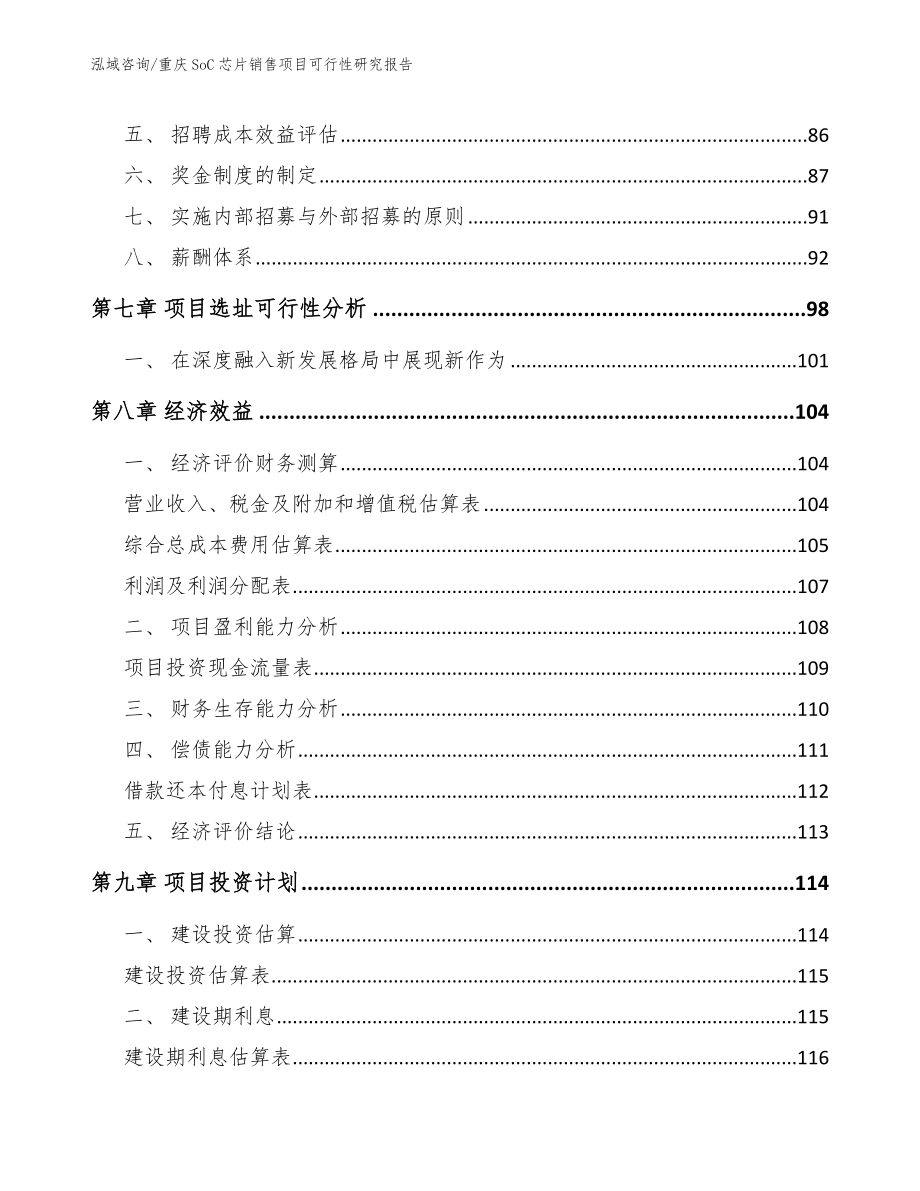 重庆SoC芯片销售项目可行性研究报告【模板范文】_第4页