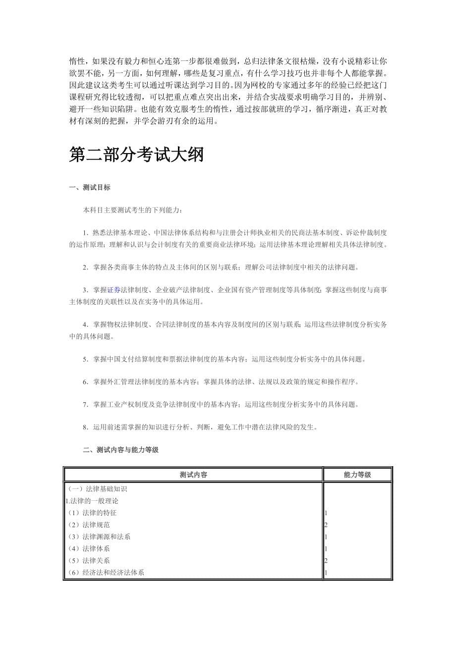 注册会计师考试经济法学习资料_第5页