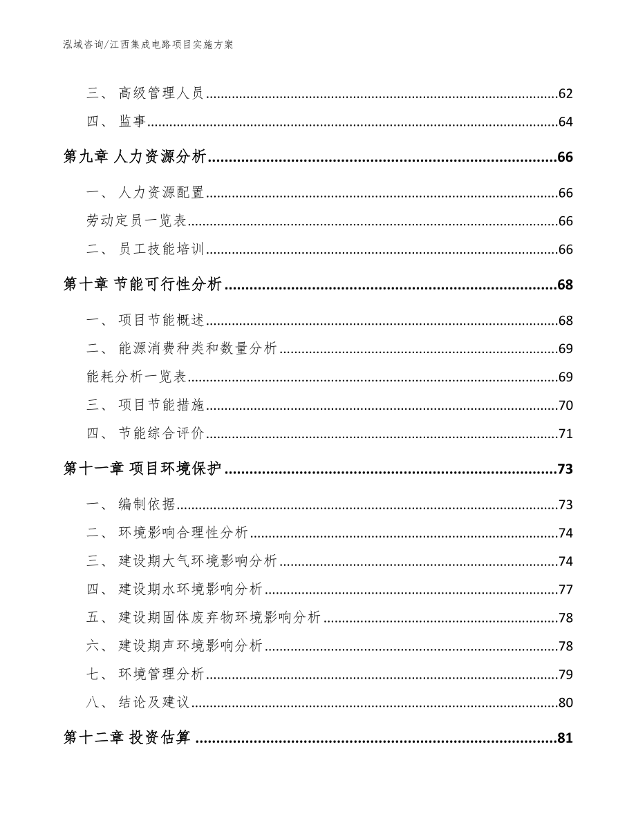 江西集成电路项目实施方案（参考模板）_第4页