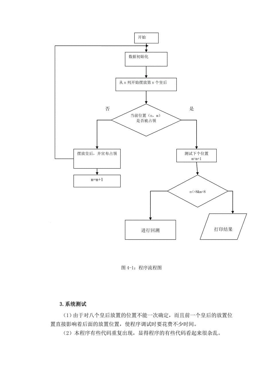 课程设计——数据结构课程设计(八皇后问题)_第5页