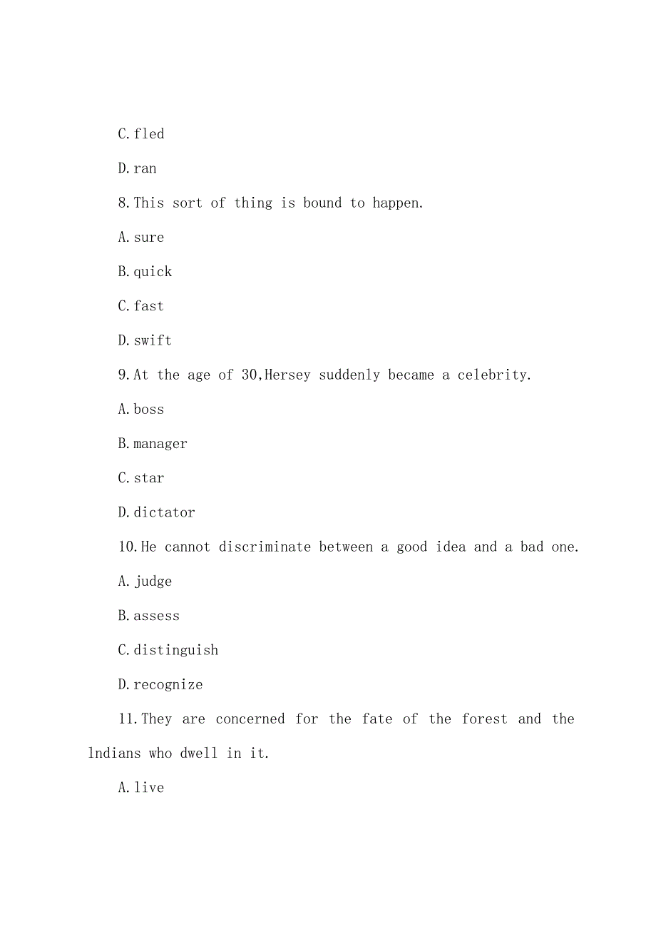 2022年职称英语考试综合类(A级)试题及答案.docx_第3页