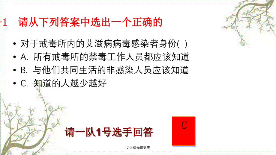 艾滋病知识竞赛课件_第3页